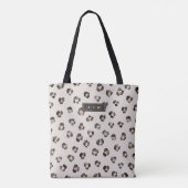Leopard Cheetah Wild Animal Skin Pattern Tote Bag (Achterkant)