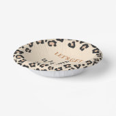 Leopard Cheetah Wild Bachelorette Weekend Party Papieren Kommen (Gebogen)