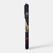 Leopard Cherry Phone Case iPhone Hoesje (Linkerkant)