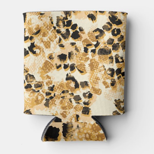 Leopard Chic:  patroonelegantie. Blikjeskoeler (Voorkant)