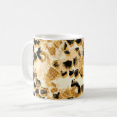 Leopard Chic: patroonelegantie. Koffiemok (Voorkant links)