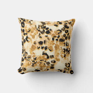 Leopard Chic: patroonelegantie. Kussen