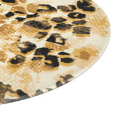 Leopard Chic:  patroonelegantie. Snijplank (Hoek)