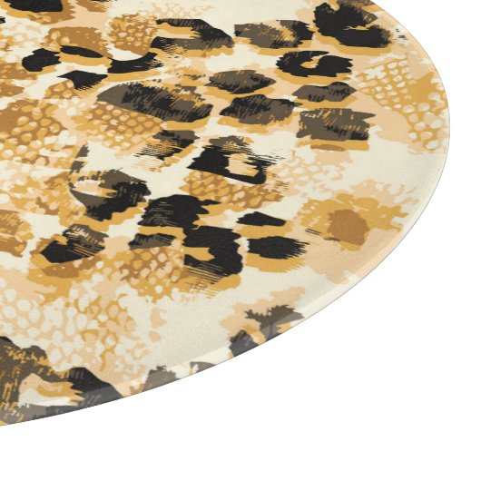 Leopard Chic:  patroonelegantie. Snijplank (Hoek)