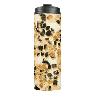 Leopard Chic: patroonelegantie. Thermosbeker