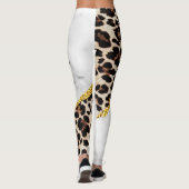 Leopard Chick Sport Leggings (Achterkant)