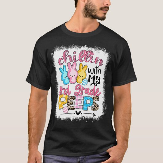 Leopard Chillin met mijn leraar van de derde klas T-shirt (Voorkant)