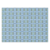 Leopard Chinoiserie Blue Ginger Jar Topiary Tafelkleed (Voorkant (Horizontaal))