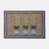 Leopard Chinoiserie Ginger Jar Doormat Rug Deurmat (Voorkant)