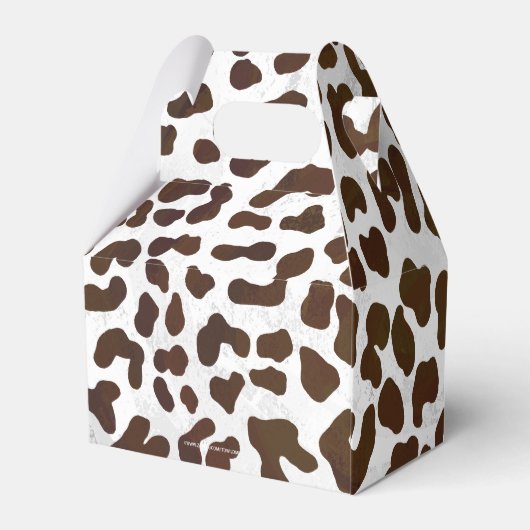 Leopard Chocolade Print Bedankdoosjes (Achterkant)