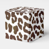 Leopard Chocolade Print Bedankdoosjes (Voorkant Zijde)