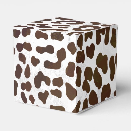 Leopard Chocolade Print Bedankdoosjes (Achterkant)