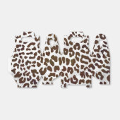 Leopard Chocolade Print Bedankdoosjes (Uitgevouwen)