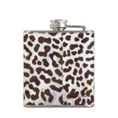 Leopard Chocolade Print Heupfles (Achterkant)
