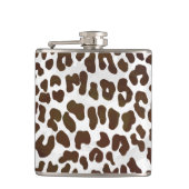 Leopard Chocolade Print Heupfles (Voorkant)