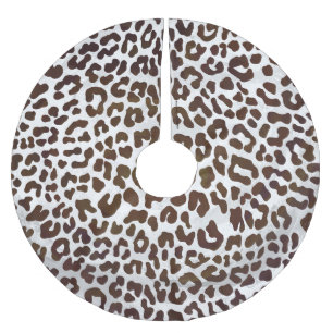 Leopard Chocolade Print Kerstboom Rok