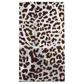 Leopard Chocolade Print Klein Cadeauzakje (Achterkant)