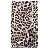 Leopard Chocolade Print Klein Cadeauzakje (Voorkant)