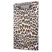 Leopard Chocolade Print Klembord (Links)