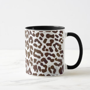 Leopard Chocolade Print Mok