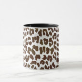 Leopard Chocolade Print Mok (Midden)