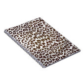 Leopard Chocolade Print Notitieboek (Rechterzijde)