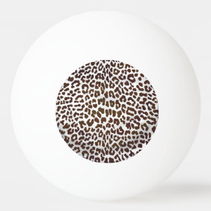 Leopard Chocolade Print Pingpongbal