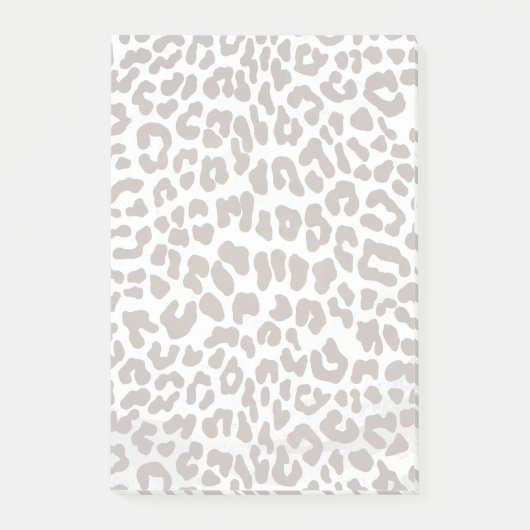 Leopard Chocolade Print Post-it® Notes (Voorkant)