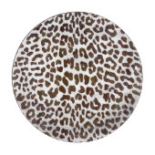 Leopard Chocolade Print Snijplank (Voorkant)
