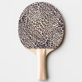Leopard Chocolade Print Tafeltennisbatje (Achterkant)