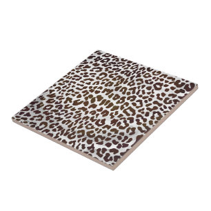 Leopard Chocolade Print Tegeltje