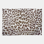 Leopard Chocolade Print Theedoek (Horizontaal)