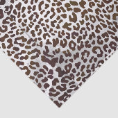 Leopard Chocolade Print Tissuepapier (Detail)
