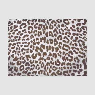 Leopard Chocolade Print Tissuepapier