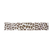 Leopard Chocolade Print Uitnodigingen Wikkel (Vlak)