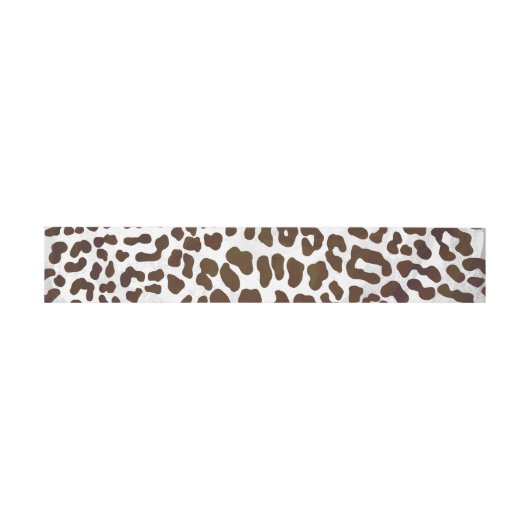 Leopard Chocolade Print Uitnodigingen Wikkel (Vlak)