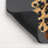 Leopard Christmas Tree,christmas Coquette Bow Yarn Muismat (Hoek)