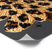 Leopard Christmas Tree,christmas Coquette Bow Yarn Poster (Hoek)