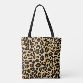 Leopard Classic Moderne Cheetah Trendy Hond Custom Tote Bag (Achterkant)