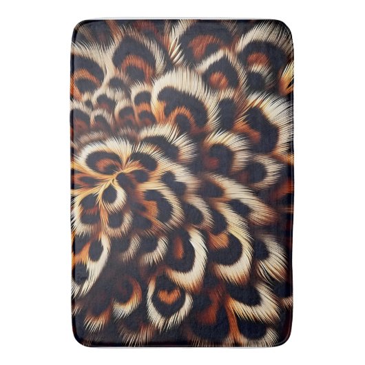 Leopard Comfort Drift In Een Oerwoud-Geïnspireerd Badmat (Voorkant Verticaal)