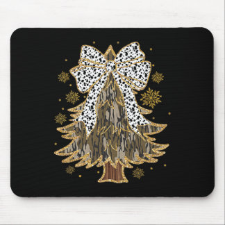 Leopard Coquette Bow Camo Kerstboom Jagen G Muismat