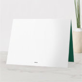 Leopard Cross kerstbomen Christelijk Kaart (Achterkant)