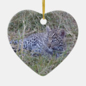 LEOPARD CUB KERAMISCH ORNAMENT (Voorkant)