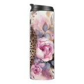 Leopard Cub & Rozen Chili Bowl Thermosbeker (Geroteerd rechts)