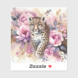 Leopard Cub & Rozen Custom Cut Vinyl Sticker