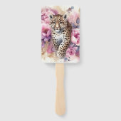 Leopard Cub & Rozen Hand Fan Handwaaier (Achterkant)