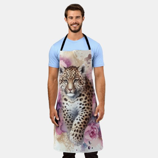 Leopard Cub & Rozen Schort (Gedragen)