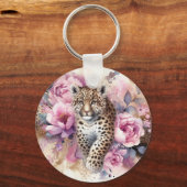 Leopard Cub & Rozen Sleutelhanger (Achterkant)