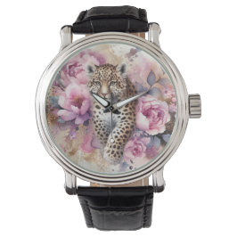 Leopard Cub & Rozen Watch Horloge