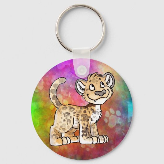 Leopard Cub Sleutelhanger (Voorkant)